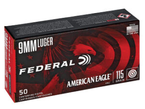 FED AM EAGLE 9MM 115GR FMJ 50/1000
