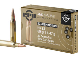 PPU .223 REM MATCH 69GR HPBT 20/1000