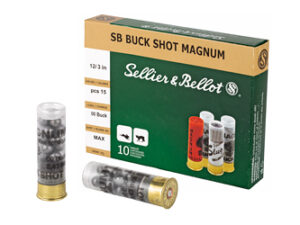S&B 12GA 3" 00 15PEL 10/250