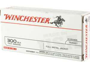 WIN USA 300 BLK 147GR FMJ 20/200