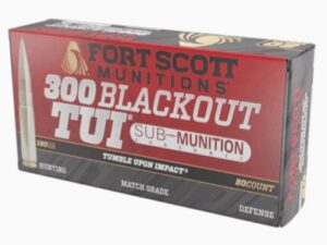Fort Scott Munitions 300 Blackout Subsonic Rifle Ammo - 190gr | 20rd Box