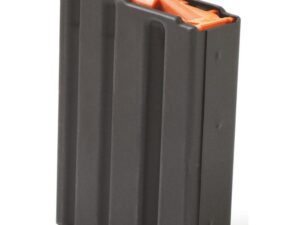 ASC AR Family Rifle Magazine Orange Follower .223 Remington Black Aluminum 10/rd