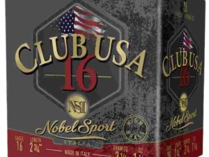 Nobel Sport Club USA 16 Shotshells 16 ga 2-3/4" 1-1/16 oz 1330 fps #7.5 25/ct