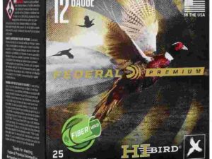 Federal Hi-Bird Fiber Wad Shotshells 12ga 2-3/4" 1-1/4oz 1330fps #4 25/ct