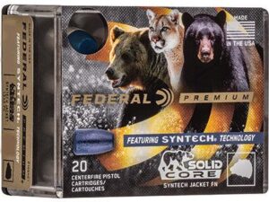 Federal Solid Core Handgun Ammunition .357 Mag 180 gr TSJ 20/ct
