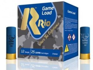 Rio Top Game Shotshells 12 ga 2-3/4" 1-1/4 oz 1250 fps #8 25/ct