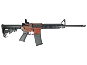 Ruger "Texas Orange" AR-556 Rifle 5.56mm NATO 30rd Mag 16.10" Barrel Custom Stock Finish