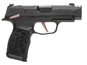 Sig Sauer P365-XL Rose Comp Handgun 9mm Luger 12rd Magazines(2) 3.1" Barrel & Vaultek Pistol Safe
