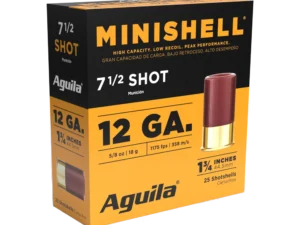 AGUILA 12GA MINI SHELL 1 3/4" 5/8 OZ 7.5 25RD BX 10 BOXES PER CS