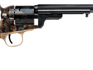 Cimarron CA925 1851 Richards-Mason 38 Special 6 Shot, 7.50" Blued Octagon Barrel & Cylinder, Color Case Hardened Steel Frame, Brass Bead Front Sight, Walnut Grip