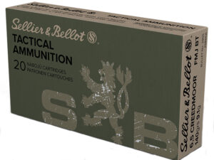 Sellier & Bellot SB65A Rifle  6.5Creedmoor 140gr Full Metal Jacket Boat Tail 20 Per Box/25 Case