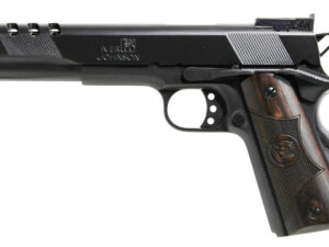 Iver Johnson Arms EAGLEXL45 1911 Eagle XL  45 ACP 6" 8+1 Matte Blued Matte Blued Ported Long Slide Diamondwood Walnut with Integrated Logo Grip Adj Sights
