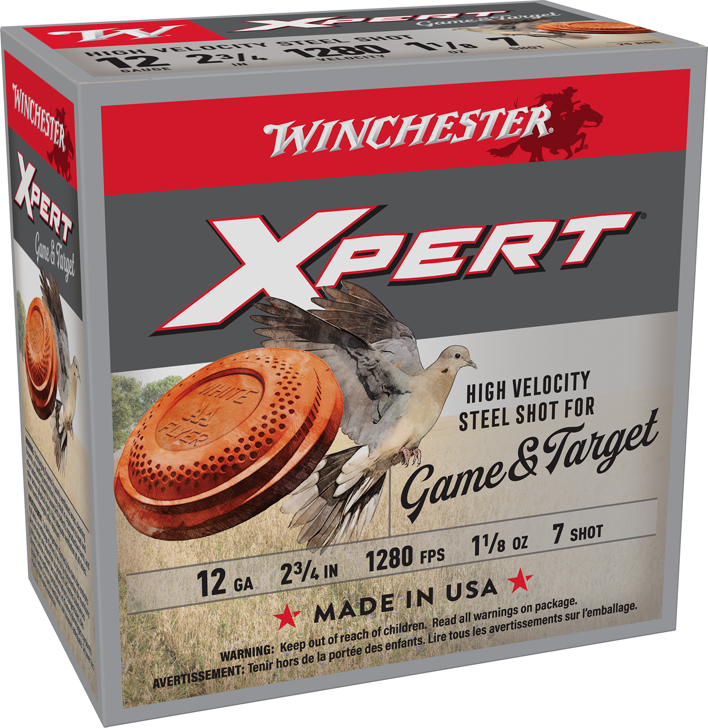 Winchester Ammo WE12GTH7 Super X Xpert High Velocity 12Gauge 2.75" 1 1/8oz 7Shot 25 Per Box/10 Case