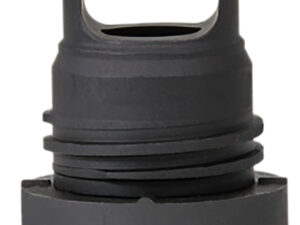 Yankee Hill 3102-1MB-24A Mini Phantom Q.D. Muzzle Brake Black Melonite Steel with 5/8"-24 tpi Threads & 1.60" OAL for 30 Cal AR-Platform