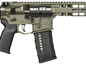 Radian Weapons R0515 Model 1 Pistol 223 Wylde 30+1 10.50", OD Green Billet Rec/M-Lok Handguard, Smooth Buffer Tube (No Brace), Magpul Grip, Ambi Controls, Dead Air QD Flash Hider, Adj. Triggers