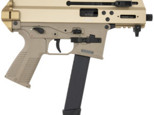 B&T Firearms 36176502GCT APC9K  9mm Luger 33+1 4.30" Black Steel Barrel, Coyote Tan Picatinny Rail Receiver, Brace Adapter, Coyote Polymer Grips, Ambidextrous