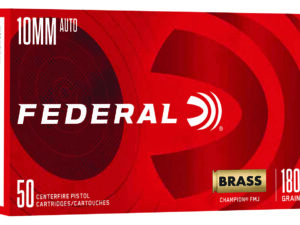 Federal WM5221 Champion Training 10mmAuto 180gr Full Metal Jacket 50 Per Box/20 Case