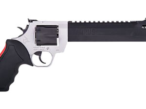 Taurus 2500105RH Raging Hunter  Large Frame 500 S&W Mag 5rd 10" Matte Black Ported/Target Crown Barrel, Matte Black Cylinder, Matte Stainless Steel Frame, Black Rubber Grip