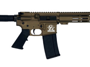 Great Lakes Firearms GL15223SSPBRZ AR-15 Pistol 223 Wylde 30+1 7.50" Stainless Barrel, Bronze Rec, 7" M-LOK Handguard, Buffer Tube (No Brace), Black A2 Grip
