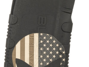 Black Rain Ordnance MAG30PUNISHW/FLAG Magazine  30rd 223 Rem/5.56 NATO Punisher American Flag Engraving Fits AR-15 Platform
