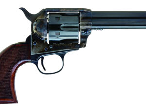 Cimarron AR410 Arizona Ranger  45 Colt (LC) 6 Shot, 4.75" Blue w/Engraved "Arizona Ranger" Steel Barrel, Blued Cylinder, Color Case Hardened Steel Frame, Checkered Walnut Grip, Exposed Hammer