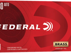 Federal C38095A Champion  380ACP 95gr Full Metal Jacket 50 Per Box/20 Case