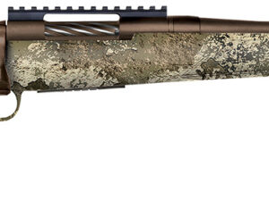 Mossberg 28254 Patriot Predator Full Size 350 Legend 4+1 20" Patriot Brown Cerakote Fluted Threaded Barrel, Patriot Brown Cerakote Receiver w/Picatinny Rail, Fixed TrueTimber Strata Synthetic Stock