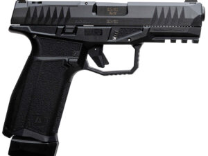 AREX 815537023954 Delta M Gen2 9mm Luger 17+1 4" Black Barrel, Black Nitride Optic Cut/Serrated Slide, Black Frame, Ambidextrous