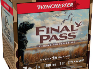 Winchester Ammo FP203254 Final Pass  20Gauge 3" 1oz 2.5/4Shot 25 Per Box/10 Case