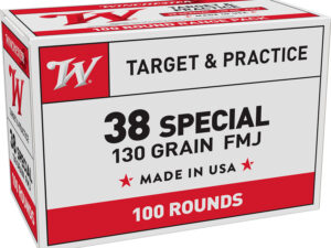 Winchester Ammo USA38SPVP USA Value Pack 38Special 130gr Full Metal Jacket 100 Per Box/5 Case