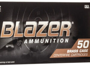CCI 5207 Blazer Brass Handgun 357Mag 158gr Jacketed Hollow Point 50 Per Box/20 Case