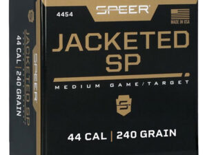 Speer 4454 Handgun  44Cal 240gr Jacketed Soft Point 100 Per Box/5 Case