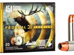 Federal P454SA Premium  454Casull 300gr Swift A Frame 20 Per Box/10 Case