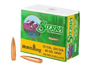 SIERRA MATCHKING .224 80GR 500CT