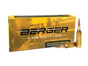 Berger Hybrid Target Rifle Ammunition 6.5 PRC 153.5gr OTM 2930 fps 20/ct