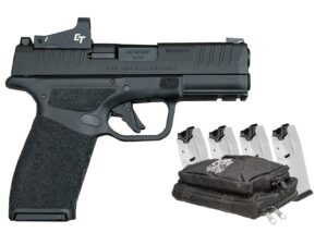 Springfield Armory Hellcat Pro Handgun 9mm Luger 10rd Magazines (5) 3.7" Barrel Black with Crimson Trace 1500 Red Dot