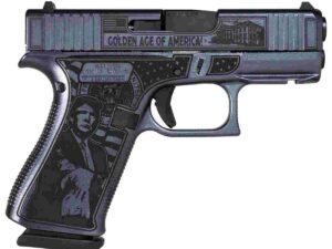 Glock 43x Custom "Trump 47th Dark MAGA" Optic Cut Handgun 9mm Luger 10rd Magazines (2) 3.4" Barrel Accessory Rail USA Made