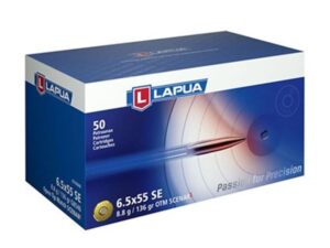 Lapua Rifle Ammo  6.5x55 Swede136 gr Scenar-L OTM bx/50