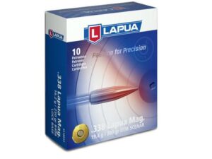 Lapua Rifle Ammunition .338 Lapua Mag 300 gr HPBT 2723 fps 10/ct