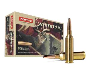 Norma WhiteTail Rifle Ammunition 6.5 PRC 140gr PSP 2657 fps 20/ct
