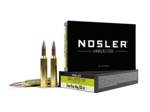 Nosler Ballistic Tip Rifle Ammunition 7mm Rem Mag 150gr BT 3050 fps 20/ct