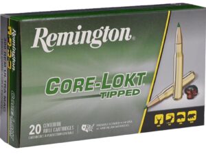 Remington Core-Lokt Tipped Rifle Ammunition 300 Rem Ultra Mag 180gr  PT 3150 fps 20/ct