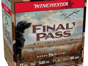 Winchester Final Pass Shotshells 12 ga 3" 1-1/4 oz 1400 fps 1.5 + BB 25/rd