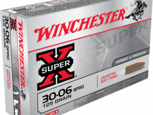 Winchester Super-X Rifle Ammunition .30-06 Sprg 125 gr. PSP 3140 fps 20/ct