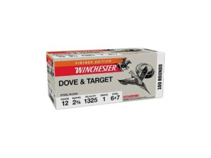 Winchester Dove & Target Steel Blend Shotshells 12ga 2-3/4" 1oz 1325 fps #6&7 100/ct