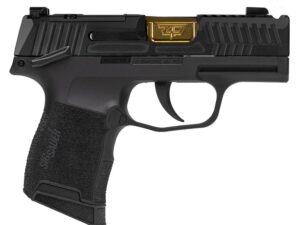 Sig Sauer P365 "Outlander Black" Handgun 9mm Luger 10rd Magazines(2) 3.1" Gold Barrel X-RAY 3 Sights Manual Safety