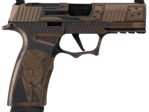 Sig Sauer P365 XMACRO TACOPS "Trump Fight" Handgun 9mm Luger 17rd Magazines(3) 3.7"