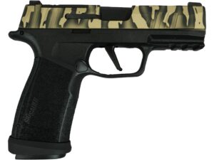 Sig Sauer P365 "Tiger Striped" XMACRO TACOPS Handgun 9mm Luger 17rd Magazines(4) 3.7" Barrel