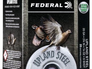 Federal USH206 Upland Field & Range 20Gauge 2.75" 3/4oz 6Shot 25 Per Box/10 Case