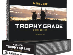 Nosler 60076 Trophy Grade  280Ackley Improved 160gr Nosler AccuBond 20 Per Box/10 Case